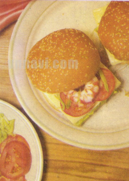 Bánh Mì Hamburger Tôm