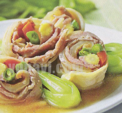 Sứa Cuộn Thịt Bò